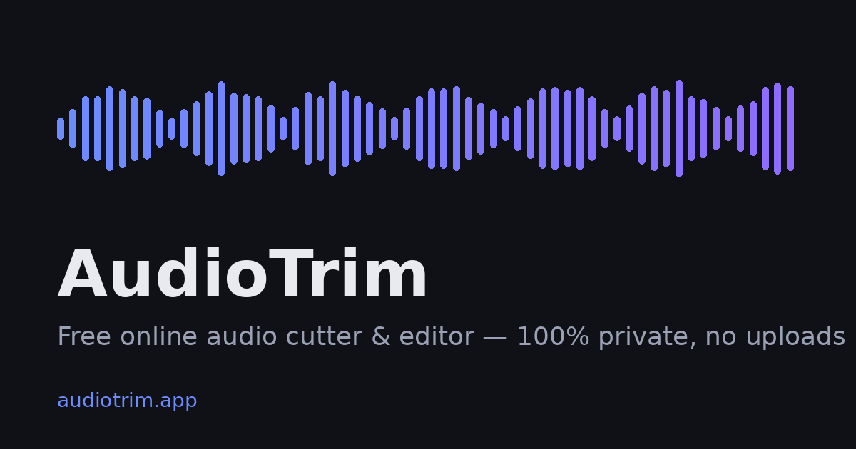 AudioTrim